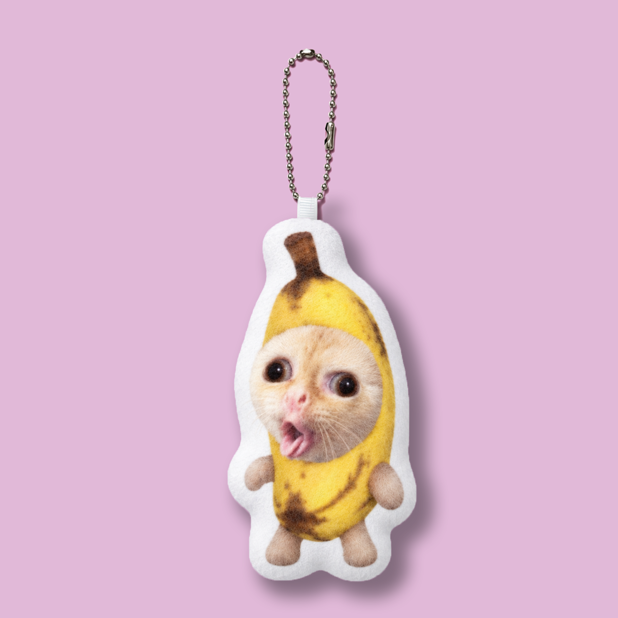 Chaveiro Gato Banana com Som